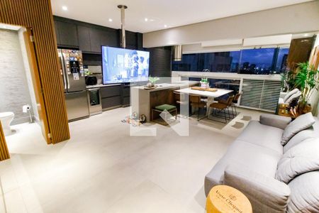 Sala de apartamento à venda com 3 quartos, 109m² em Panamby, São Paulo