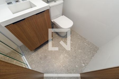 Banheiro de kitnet/studio à venda com 1 quarto, 29m² em Campos Elíseos, São Paulo