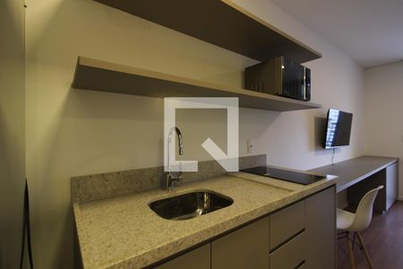 Studio à venda com 27m², 1 quarto e sem vagaCozinha