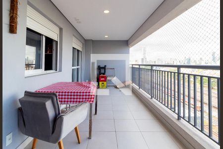 Varanda de apartamento à venda com 2 quartos, 77m² em Belenzinho, São Paulo