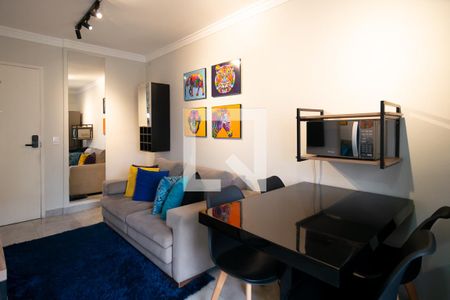 Sala de apartamento para alugar com 1 quarto, 35m² em Bela Vista, São Paulo