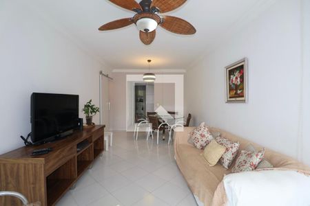 Sala de apartamento para alugar com 3 quartos, 110m² em Vila Luis Antonio, Guarujá