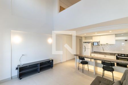 Sala de apartamento para alugar com 1 quarto, 51m² em Moema, São Paulo