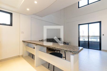 Cozinha de apartamento para alugar com 1 quarto, 51m² em Moema, São Paulo