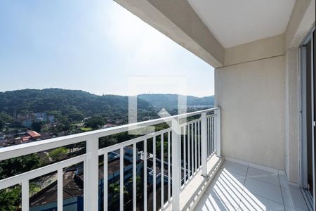 Varanda de apartamento para alugar com 2 quartos, 52m² em Morro de Nova Cintra, Santos