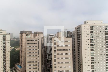 Vista da Varanda Sala de apartamento à venda com 1 quarto, 54m² em Alphaville Empresarial, Barueri