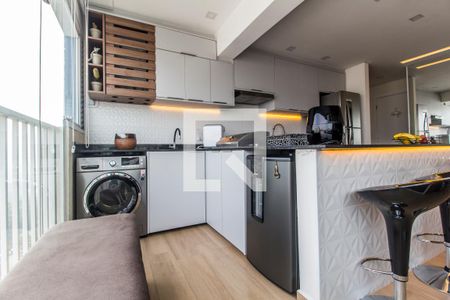 Varanda Sala de apartamento à venda com 1 quarto, 54m² em Alphaville Empresarial, Barueri