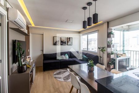 Sala de apartamento à venda com 1 quarto, 54m² em Alphaville Empresarial, Barueri