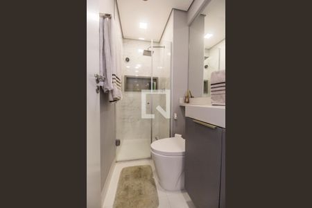 Apartamento à venda com 54m², 1 quarto e 2 vagasBanheiro da Suíte