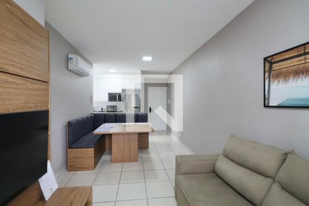 Sala de apartamento para alugar com 2 quartos, 58m² em Enseada, Guarujá