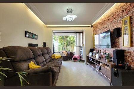 Sala de apartamento à venda com 3 quartos, 90m² em Vila Leopoldina, Santo André