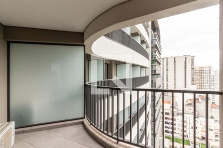 Varanda de kitnet/studio para alugar com 1 quarto, 24m² em Santa Efigênia, São Paulo