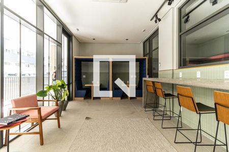 Studio para alugar com 24m², 1 quarto e sem vagaCoworking