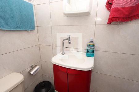 Banheiro da Suíte de casa à venda com 2 quartos, 50m² em Vila Rica, São Paulo