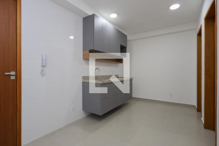 Sala/Cozinha de apartamento para alugar com 1 quarto, 27m² em Chora Menino, São Paulo