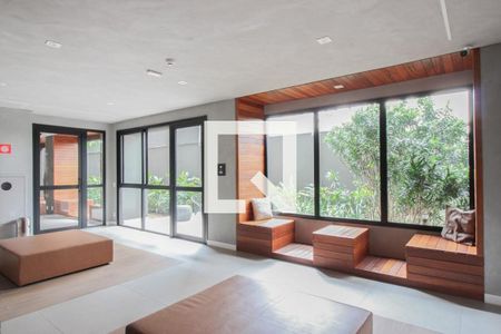 Studio para alugar com 24m², 1 quarto e sem vaga Studio para alugar com 24m², 1 quarto e sem vagaHall