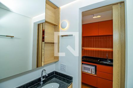 Studio para alugar com 24m², 1 quarto e sem vaga Studio para alugar com 24m², 1 quarto e sem vagaBanheiro