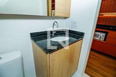 Studio para alugar com 24m², 1 quarto e sem vaga Studio para alugar com 24m², 1 quarto e sem vagaBanheiro