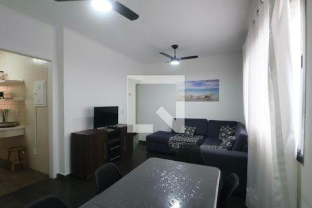 Sala de apartamento para alugar com 2 quartos, 80m² em Enseada, Guarujá
