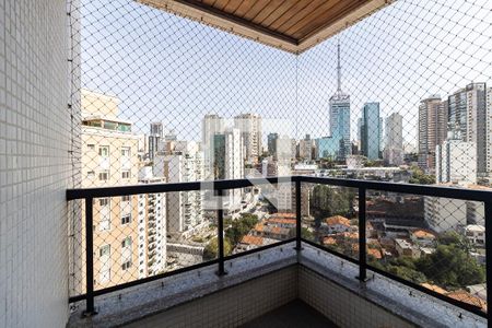 Apartamento para alugar com 180m², 4 quartos e 3 vagasVaranda da Suíte 2