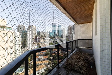 Apartamento para alugar com 180m², 4 quartos e 3 vagasVaranda do Quarto 4