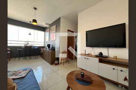 sala de apartamento à venda com 2 quartos, 60m² em Grajaú, Belo Horizonte