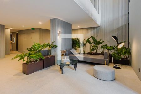 Apartamento para alugar com 64m², 2 quartos e 1 vagaHall social