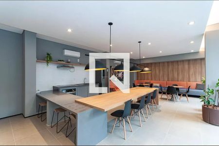 Área comum - Salão de festas de kitnet/studio à venda com 1 quarto, 27m² em Perdizes, São Paulo
