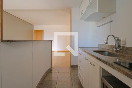 Cozinha de apartamento para alugar com 1 quarto, 60m² em Santo Agostinho, Belo Horizonte