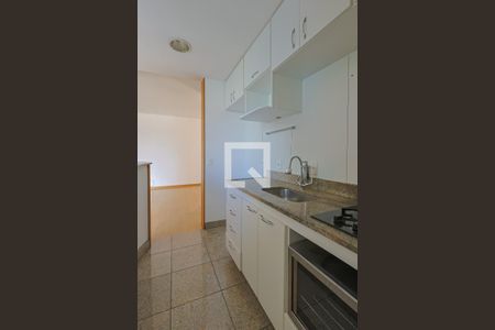 Cozinha de apartamento para alugar com 1 quarto, 60m² em Santo Agostinho, Belo Horizonte