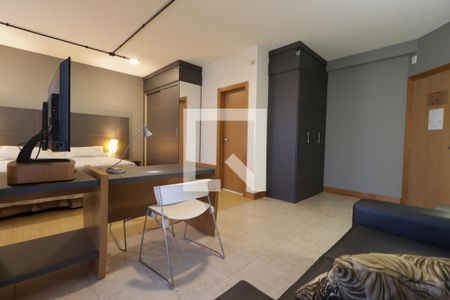 Studio - sala de kitnet/studio para alugar com 1 quarto, 43m² em Jardim América, Ribeirão Preto