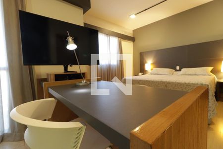 Studio - sala de kitnet/studio para alugar com 1 quarto, 43m² em Jardim América, Ribeirão Preto