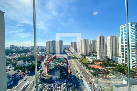 Vista da Varanda Integrada de apartamento para alugar com 1 quarto, 42m² em Centro, São Bernardo do Campo