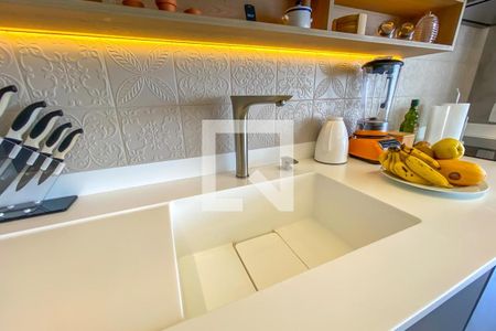 Cozinha de apartamento para alugar com 1 quarto, 42m² em Centro, São Bernardo do Campo