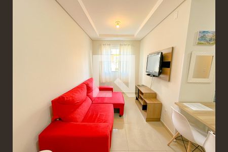 Sala de TV de apartamento para alugar com 2 quartos, 80m² em Ingleses do Rio Vermelho, Florianópolis