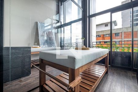 Studio para alugar com 27m², 1 quarto e sem vagaSpa