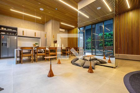 Studio para alugar com 27m², 1 quarto e sem vagaÁrea comum - Salão de festas