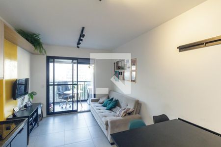Sala de apartamento para alugar com 1 quarto, 36m² em Campos Elíseos, São Paulo