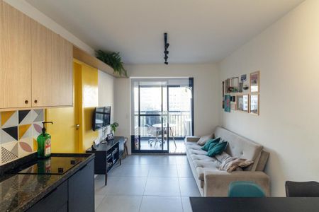 Sala de apartamento para alugar com 1 quarto, 36m² em Campos Elíseos, São Paulo