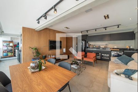 Sala de apartamento à venda com 1 quarto, 69m² em Cidade Monções, São Paulo