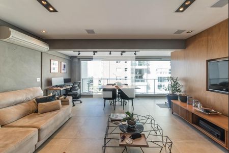 Sala de apartamento à venda com 1 quarto, 69m² em Cidade Monções, São Paulo