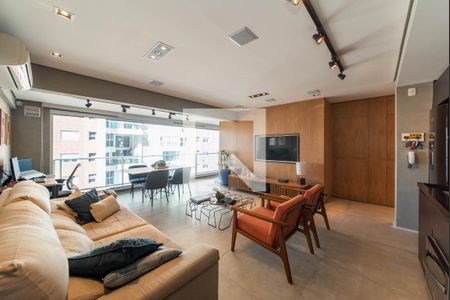 Sala de apartamento à venda com 1 quarto, 69m² em Cidade Monções, São Paulo