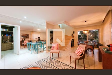 Sala de casa de condomínio para alugar com 4 quartos, 230m² em Loteamento Caminhos de San Conrado (sousas), Campinas