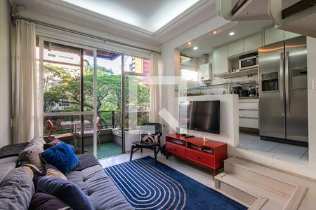 Sala/Cozinha de apartamento à venda com 1 quarto, 54m² em Cerqueira César, São Paulo