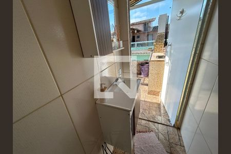 Casa de condomínio à venda com 68m², 2 quartos e 1 vagaBanheiro do terraço