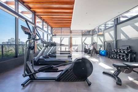 Studio à venda com 29m², 1 quarto e sem vagaAcademia