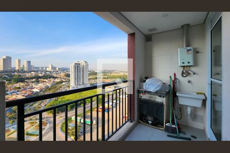 Varanda da Sala de apartamento para alugar com 2 quartos, 55m² em Nova Aldeinha/aldeia, Barueri
