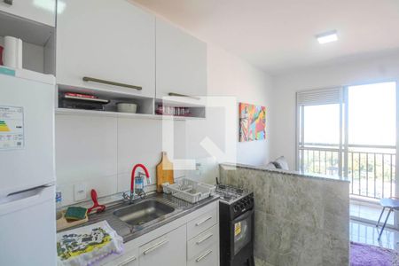 Sala/Cozinha de apartamento à venda com 1 quarto, 31m² em Vila Tolstoi, São Paulo