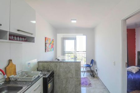 Sala/Cozinha de apartamento à venda com 1 quarto, 31m² em Vila Tolstoi, São Paulo