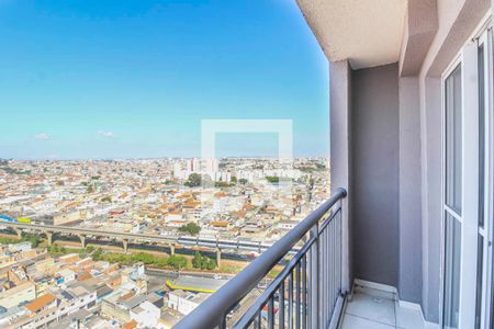 Varanda da Sala/Cozinha de apartamento à venda com 1 quarto, 31m² em Vila Tolstoi, São Paulo